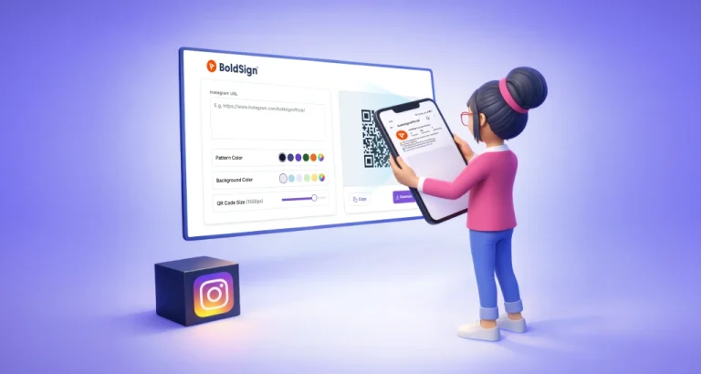 Introducing BoldSign’s Instagram QR Code Generator 