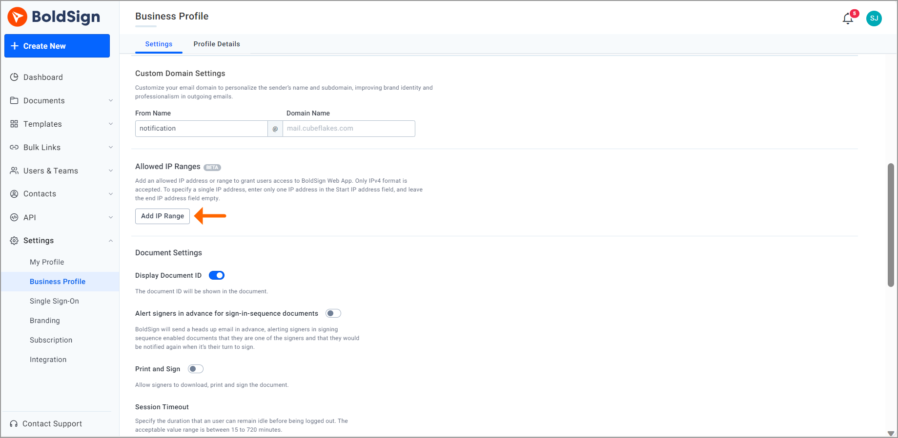 IP address whitelisting