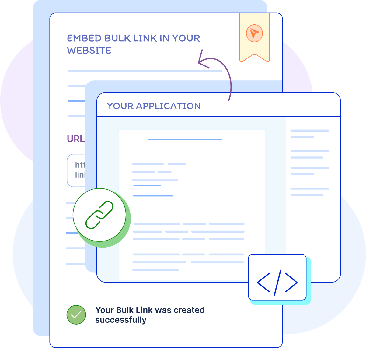 How to embed the Bulk Link into your website