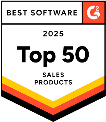 Top 50 Sales Products – G2 Spring 2025