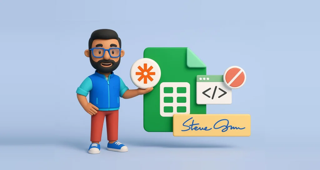 Google Sheets to Signature: No-Code Automation with Zapier