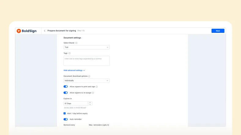 Prevent Senders from Changing Template Field Settings