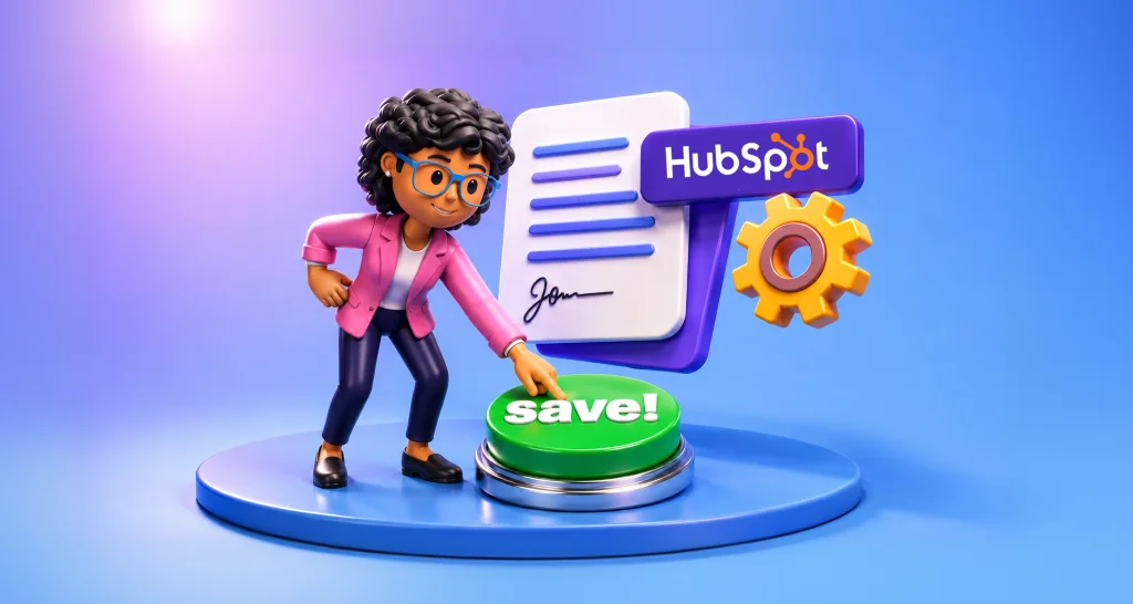 Automatically save signed documents in HubSpot
