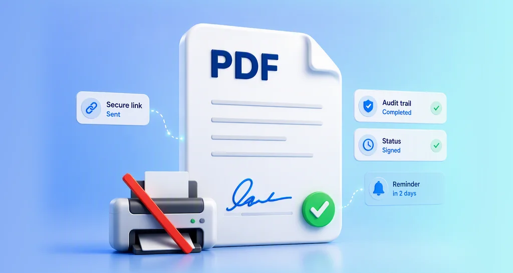 PDF signature request