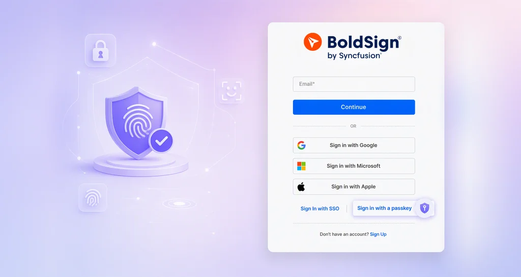 Passkey login