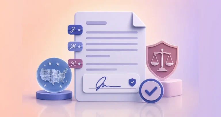 When Is an Initial Signature Valid on a U.S. Contract?